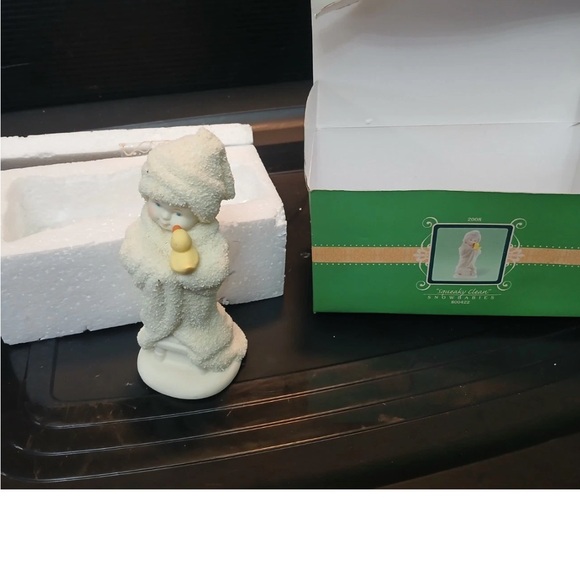 " Squeaky Clean" Snowbabies Mint In Box - Picture 3 of 3